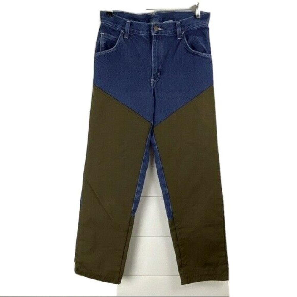 VTG‎ Pointer Women's Size 6 Canvas utility High Rise Double Front Work Jeans USA